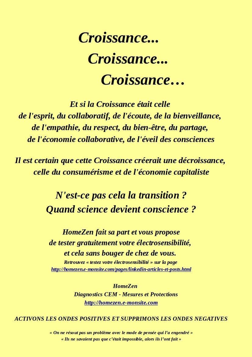 Croissance et decroissance